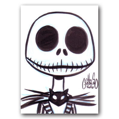 Jack Skellington Sketch at PaintingValley.com | Explore collection of ...