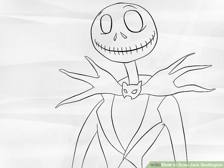 728x546 How To Draw Jack Skellington 11 Steps (With Pictures) - Jack Sketch