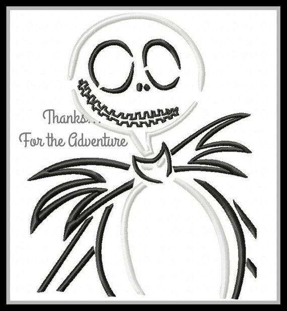 570x618 Jack Skellington From Nightmare Before Christmas Sketch Etsy - Jack Sketch