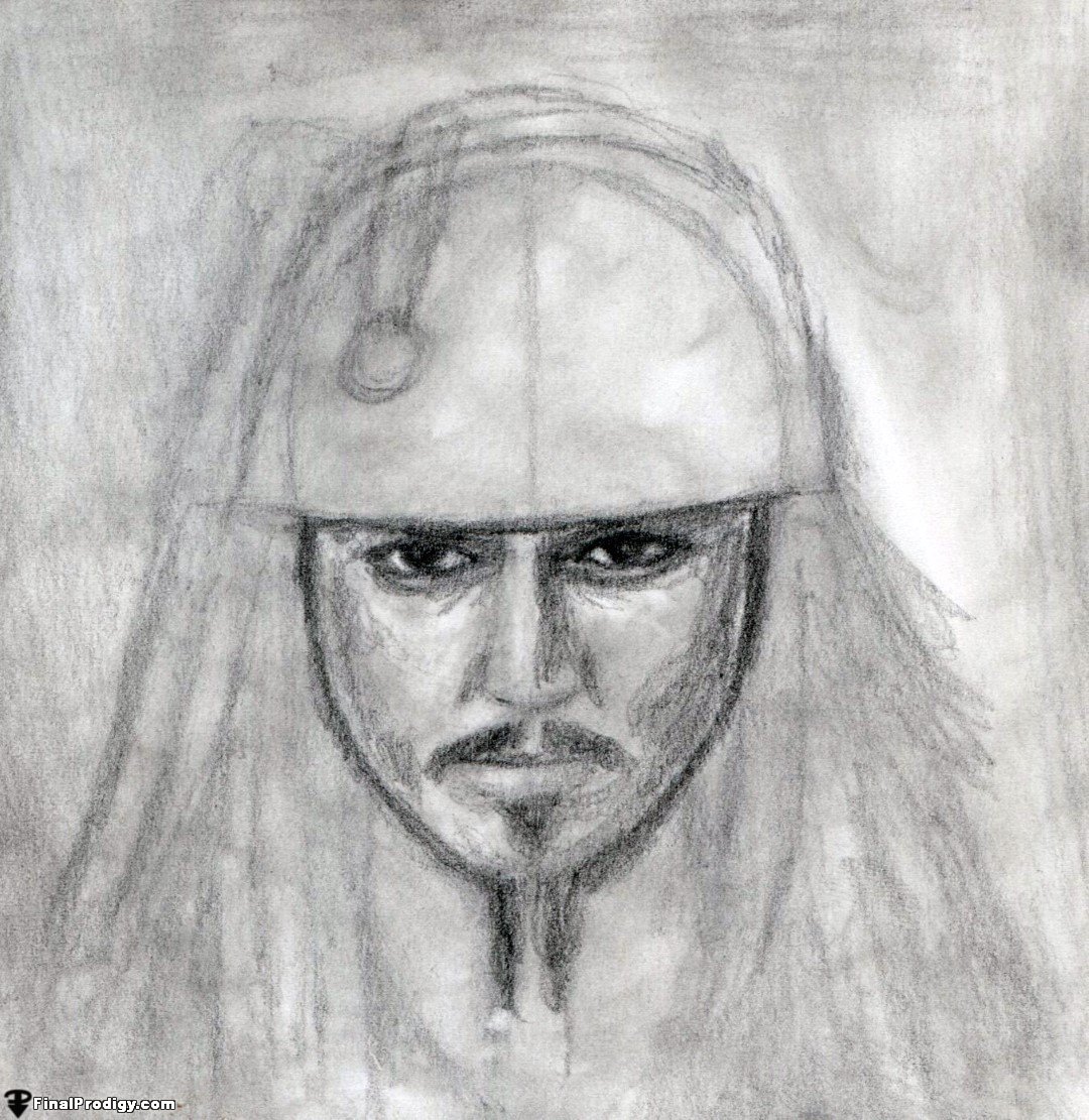 1080x1111 How To Draw Captain Jack Sparrow - Jack Sparrow Sketch