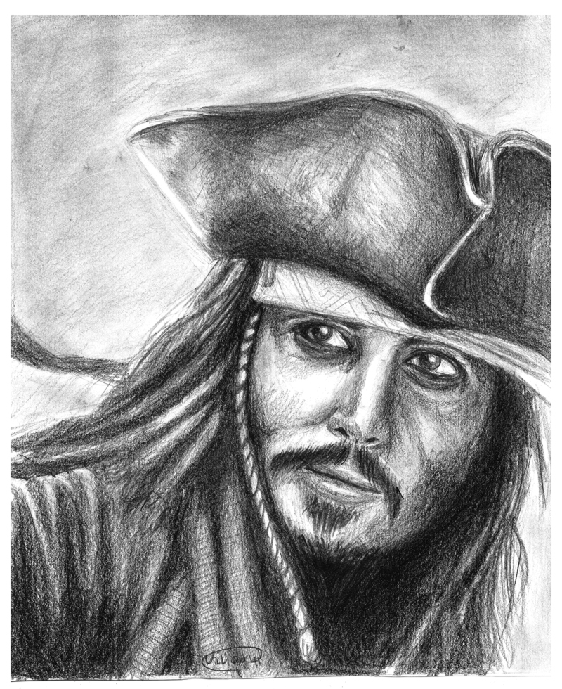 800x980 Jack Sparrow Sketch By Vivsters - Jack Sparrow Sketch