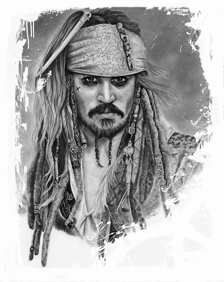 Jack Sparrow Sketch at PaintingValley.com | Explore collection of Jack ...