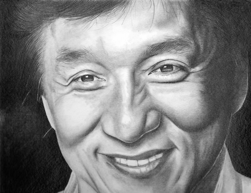 1020x784 Jackie Chan - Jackie Chan Sketch