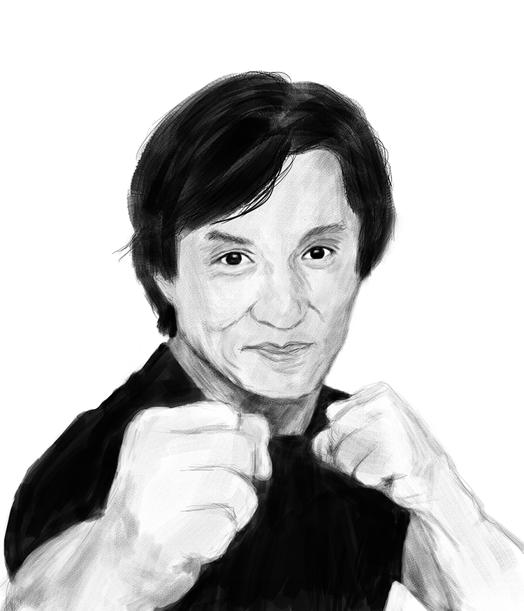 750x875 Jackie Chan Drawing, Pencil, Sketch, Colorful, Realistic Art - Jackie Chan Sketch