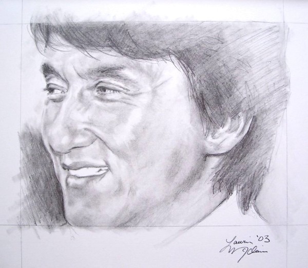 600x521 Jackie Chan By Laurin Swango - Jackie Chan Sketch