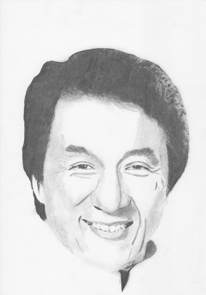 701x1000 Portrait Of Jackie Chan By Fantomas On Stars Portraits - Jackie Chan Sketch