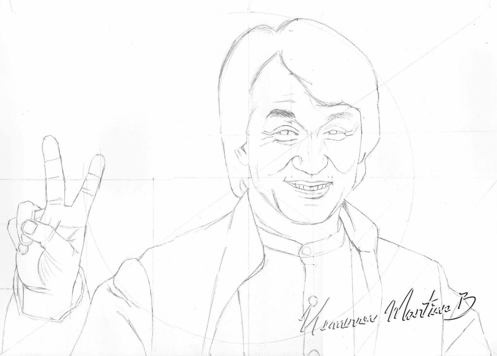 1024x734 Sketch Jackie Chan By Hemerson05 - Jackie Chan Sketch