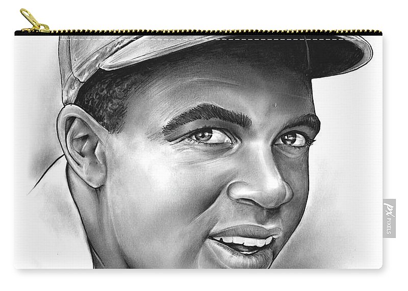 800x570 Jackie Robinson Carry All Pouch For Sale By Greg Joens - Jackie Robinson Sketch