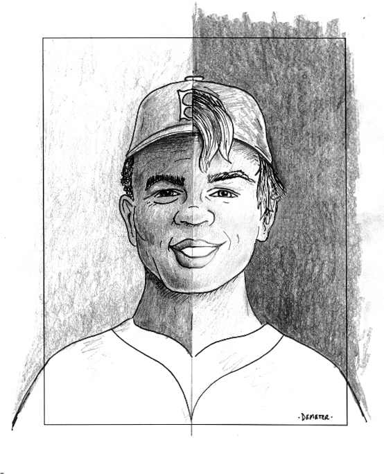 554x684 Jackie And Me Poster The World Of Brian Demeter - Jackie Robinson Sketch