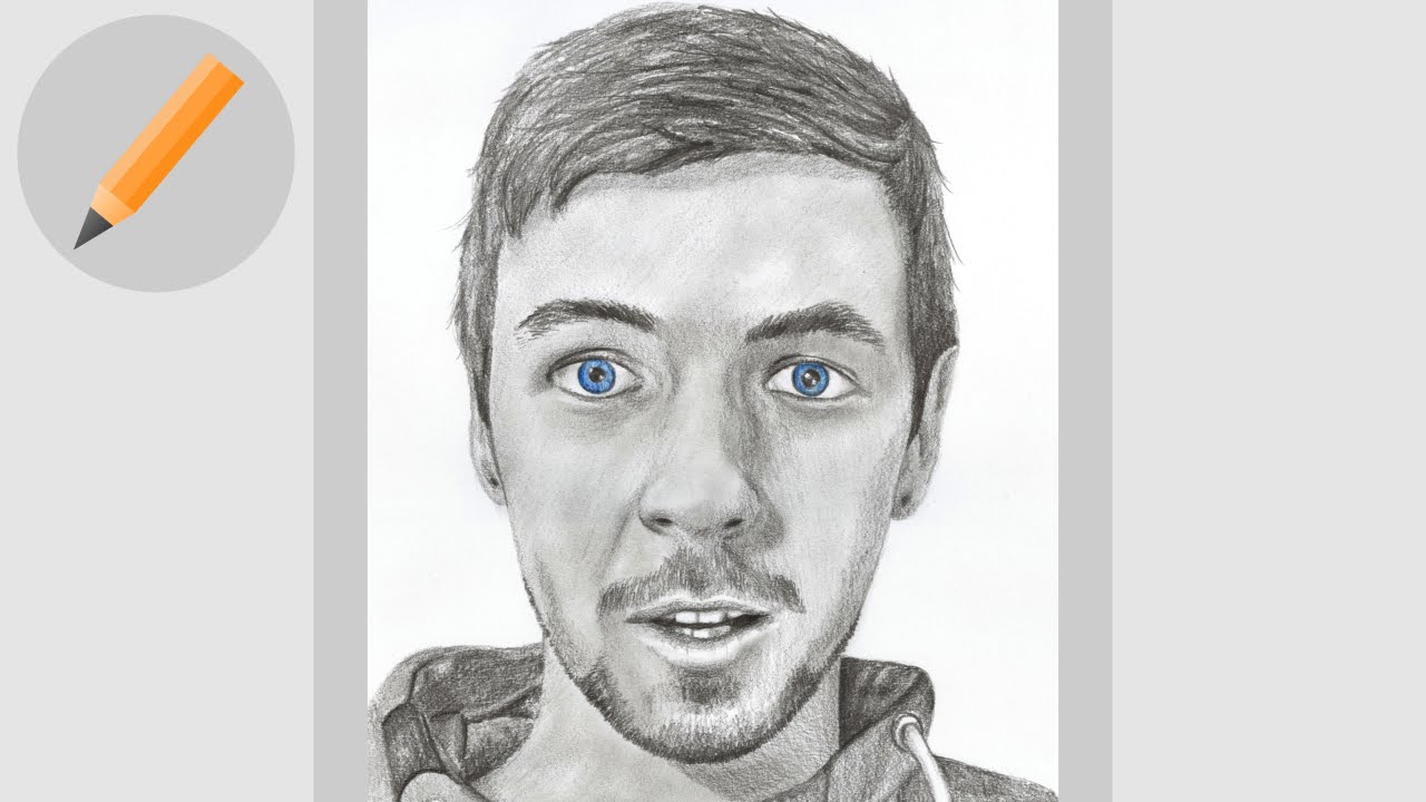 1280x720 Jacksepticeye Pencil Drawing - Jacksepticeye Sketch
