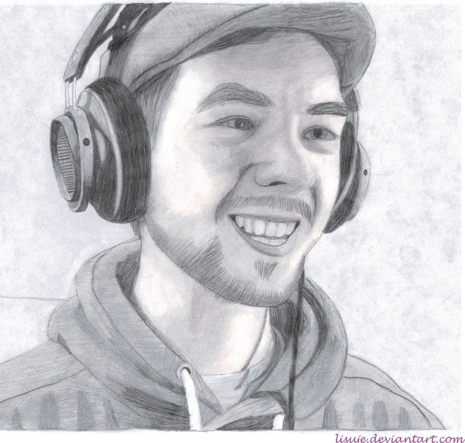 916x872 Jacksepticeye Pencil Sketch 5 By Lisuje - Jacksepticeye Sketch