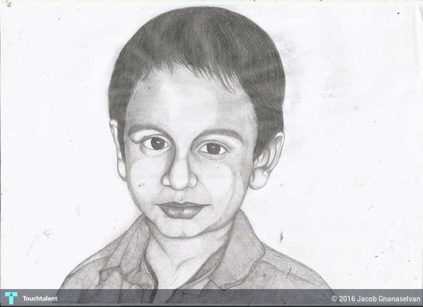 825x599 Jackhi Pencil Sketch.. Indian Boy Sketch.. Touchtalent - Jacob Sketch