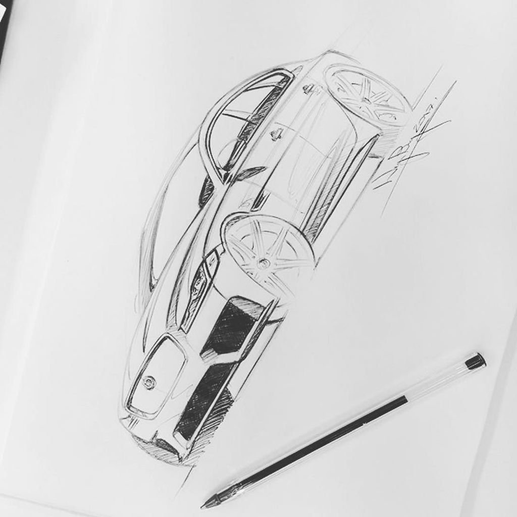 1024x1024 Form Trends On Twitter - Jaguar Car Sketch