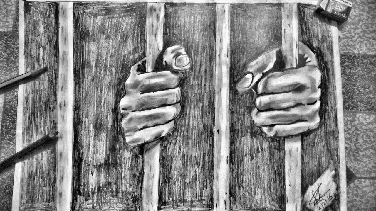 1280x720 Jail Sketch By Arush - Jail Sketch