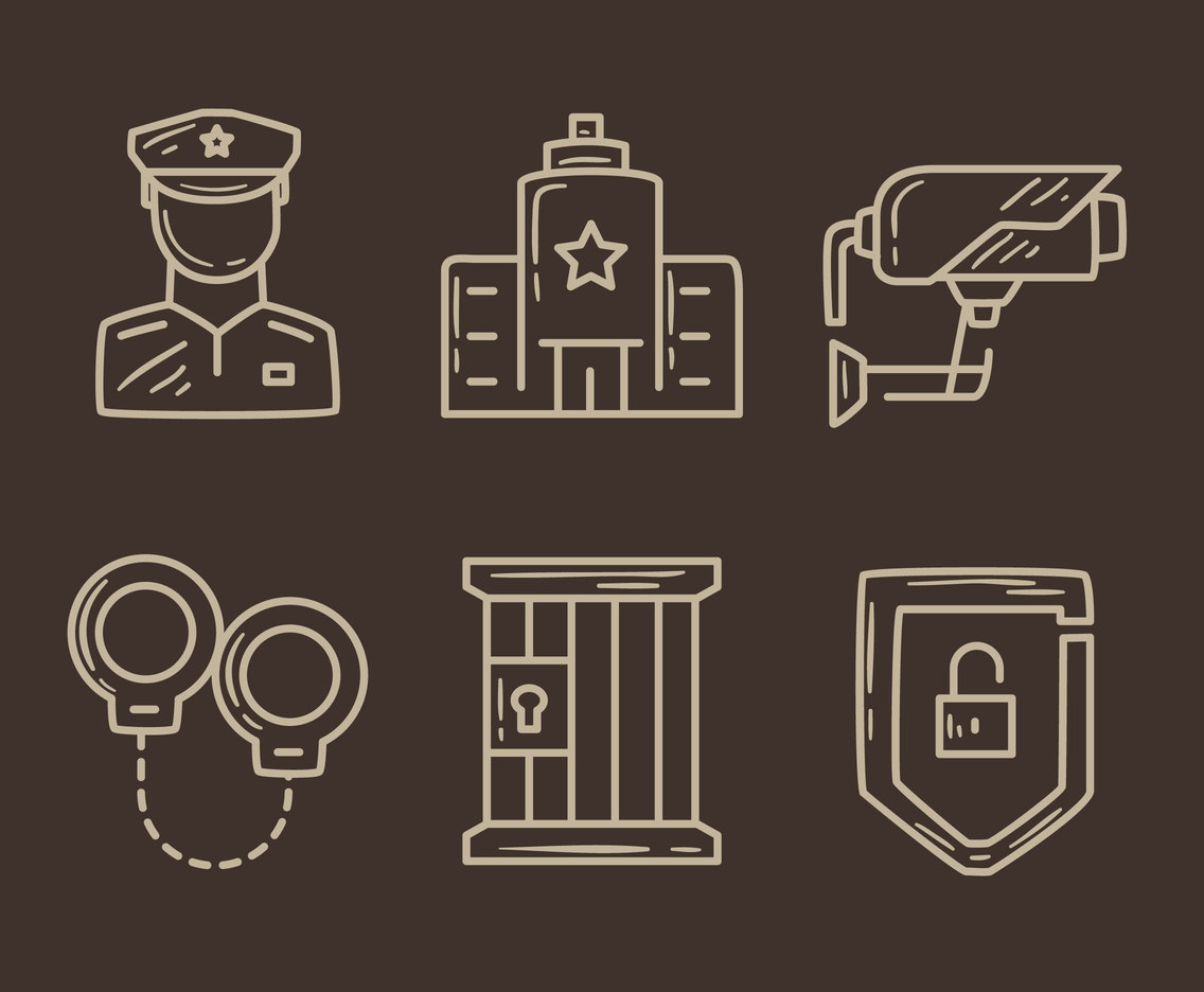 1136x936 Sketch Jail Element Vector Vector Art Amp Graphics - Jail Sketch