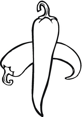 280x400 Jalapeno Black And White - Jalapeno Sketch