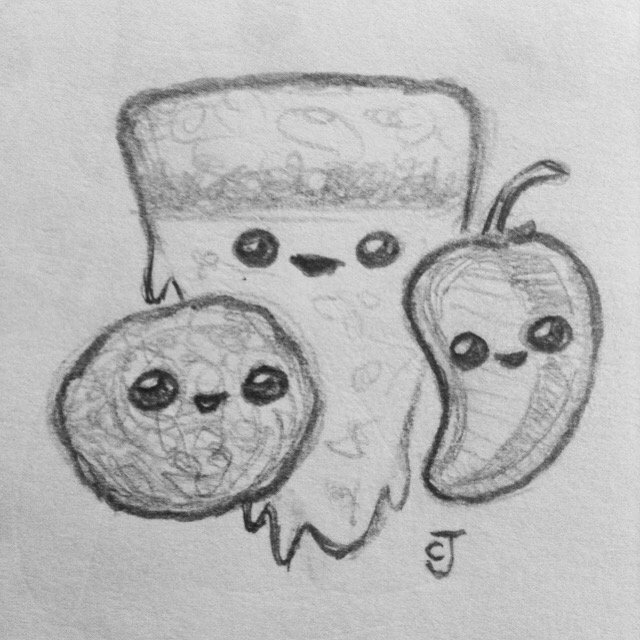 640x640 Carlos Joaquin On Twitter The Perfect Trio - Jalapeno Sketch