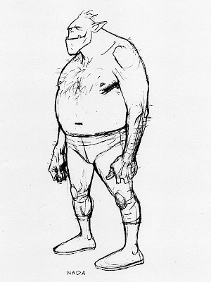 300x400 Kevin Nowlan Space Jam Alien Sketches - Jam Sketch