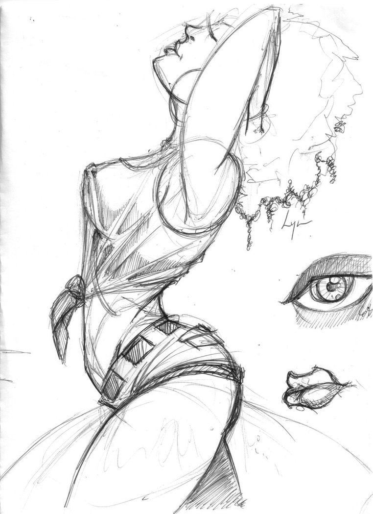 762x1049 Jamaica Lyn Concept Sketch By Inkfable - Jamaica Sketch