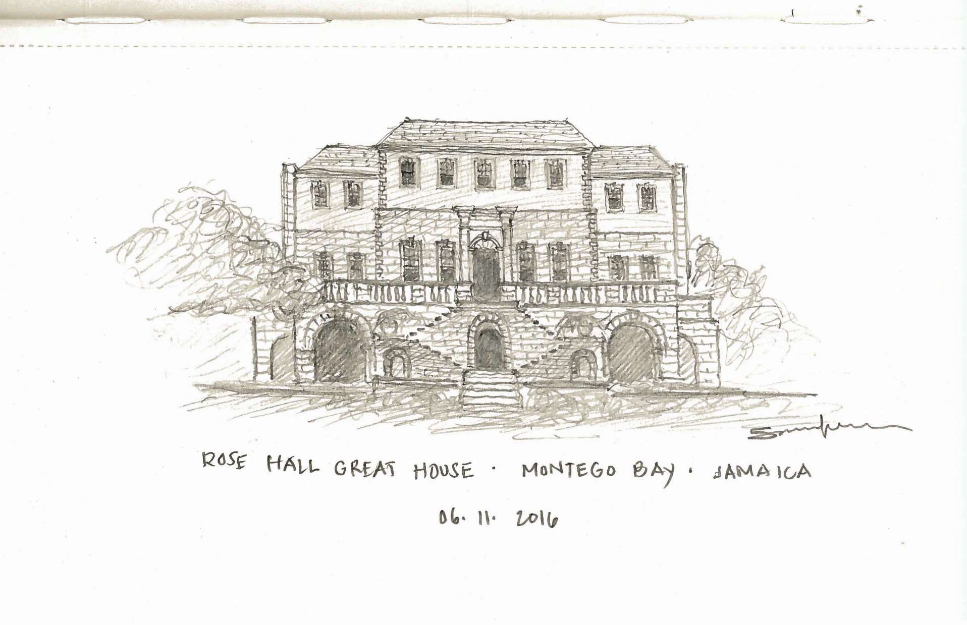 1916x1239 Jamaican Getaway Wanderluster - Jamaica Sketch