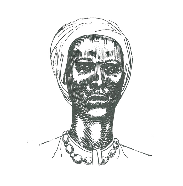 700x711 Nanny Of The Maroons - Jamaica Sketch