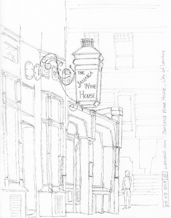 550x700 The Jamaica Wine House - Jamaica Sketch