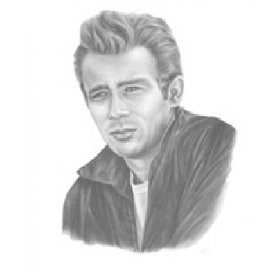 400x400 James Dean - James Dean Sketch