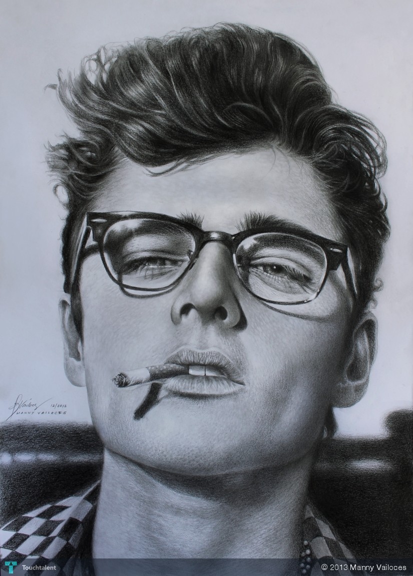 825x1150 James Dean Graphite On Sketchpad Touchtalent - James Dean Sketch