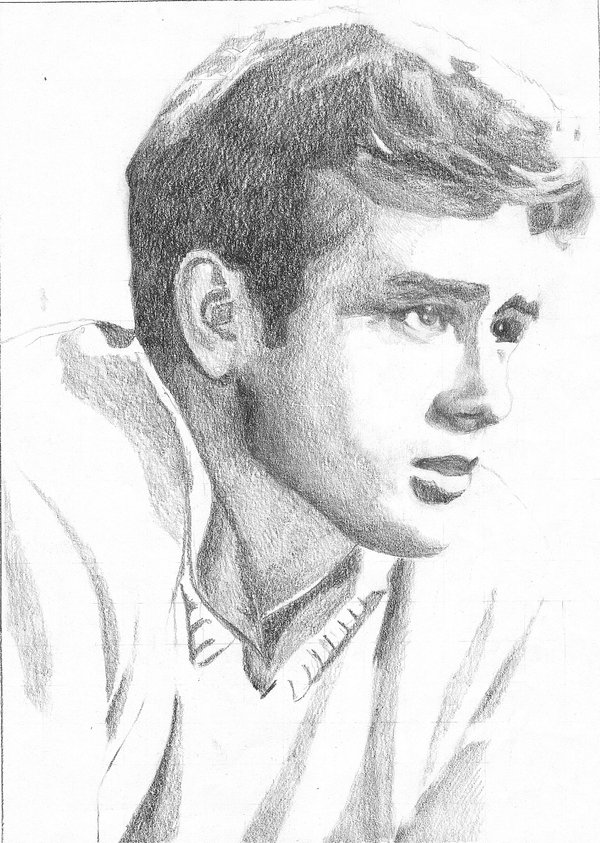 600x843 James Dean Art Drawing Drawing Skill - James Dean Sketch