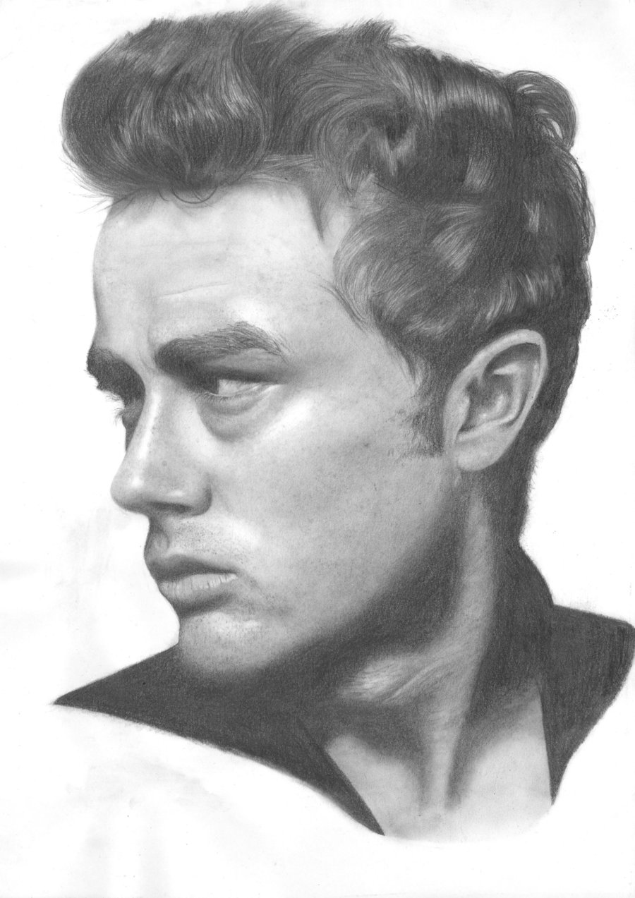 900x1273 James Dean Drawing Amazing Drawing Skill - James Dean Sketch