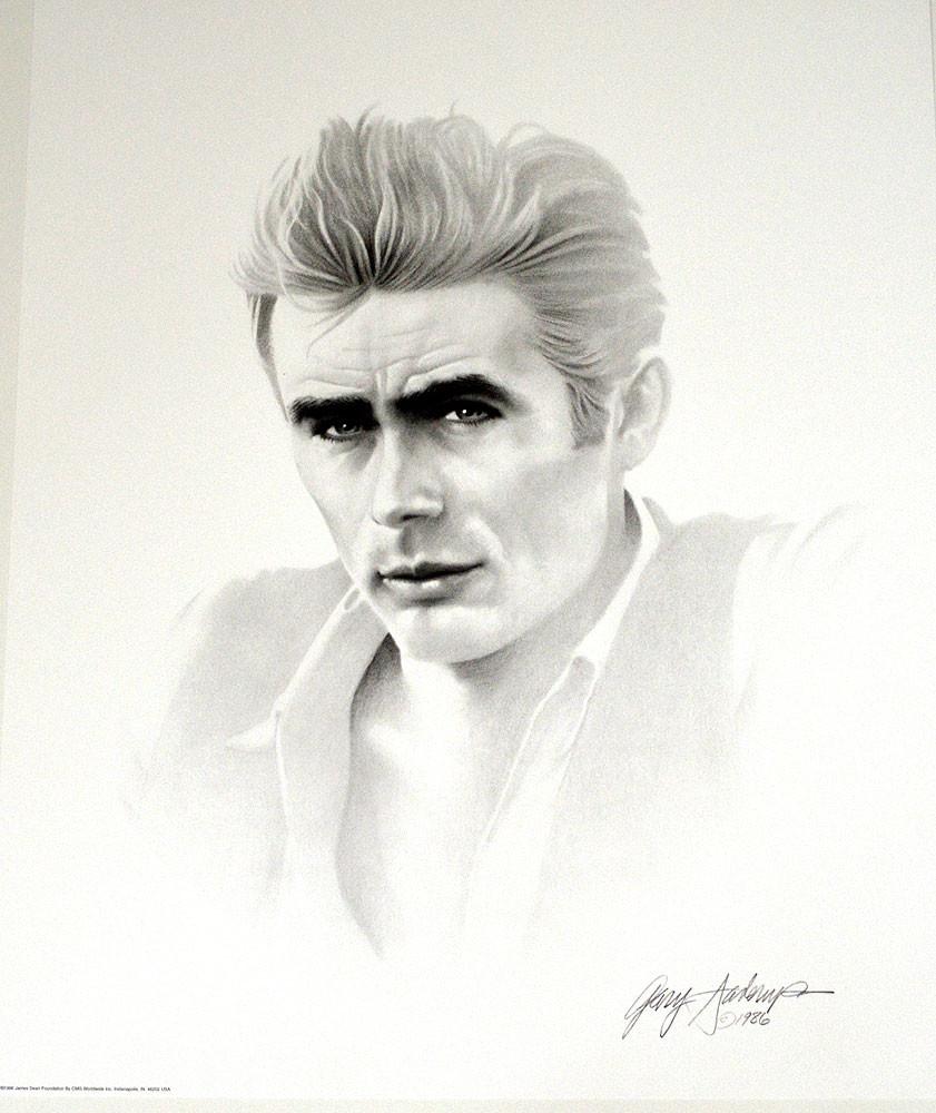 841x1000 James Dean Art Prints By Gary Saderup - James Dean Sketch