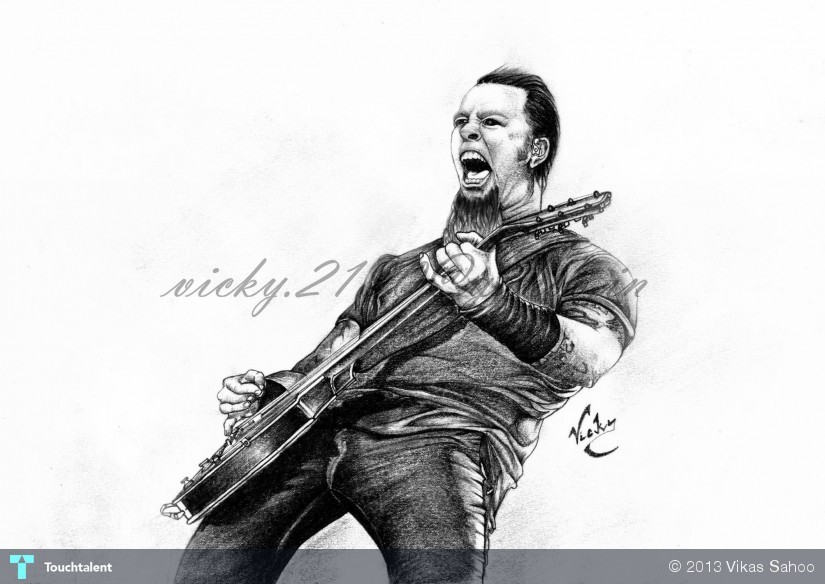 825x584 James Hetfield Touchtalent - James Hetfield Sketches