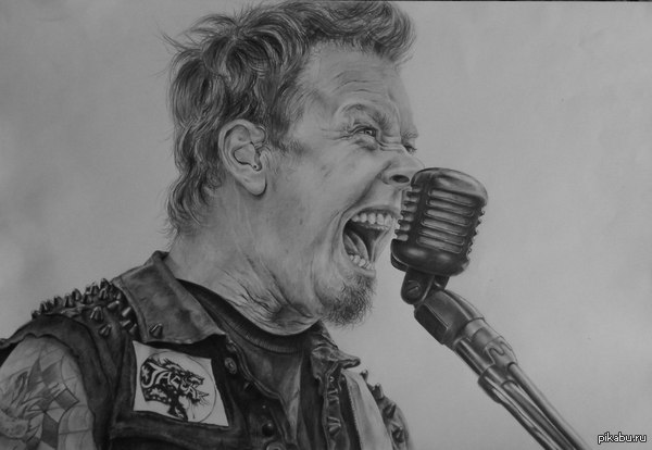 600x414 James Hetfield - James Hetfield Sketches