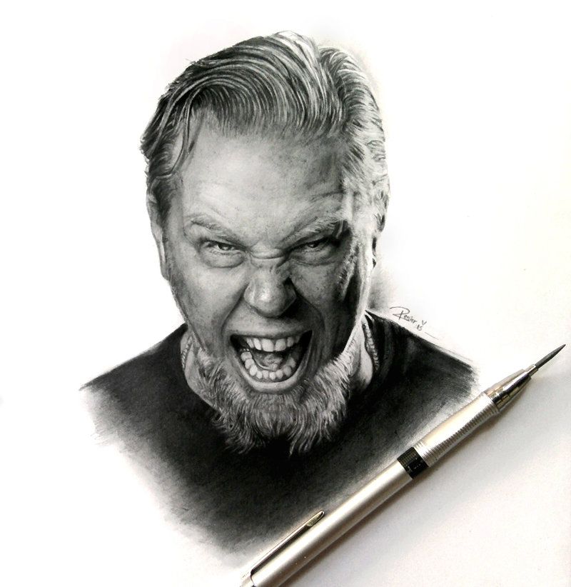 800x822 Pin By Zoran Cvetkovic On Drawings James Hetfield - James Hetfield Sketches
