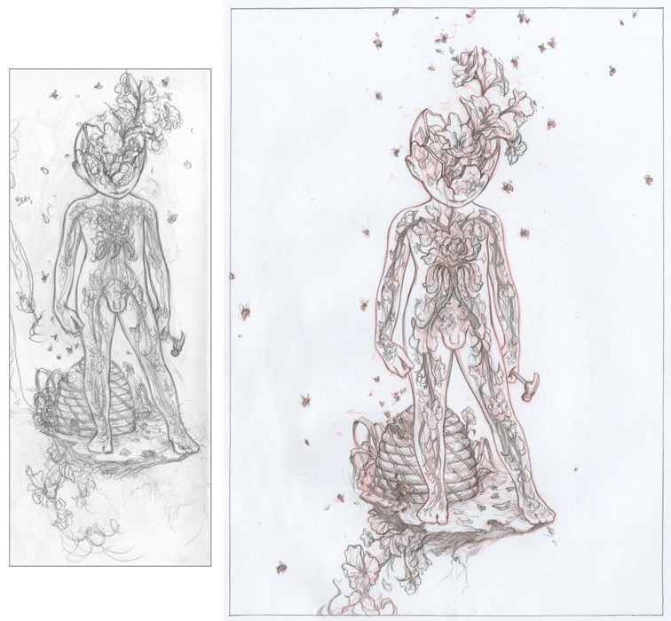 756x700 Interviewspreview James Jean @ Jonathan Levine - James Jean Sketch