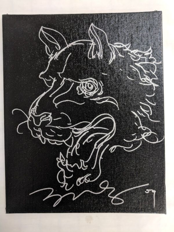 600x800 James Jean Original Drawing Sketch On Canvas Ie Audrey Kawasaki - James Jean Sketch