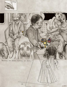 230x300 Kittykitty Interviews The Artists - James Jean Sketch