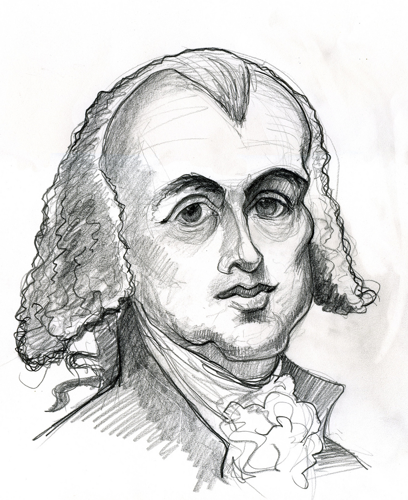 835x1024 James Madison Graphite Sketch. 11x14 Inches Jason Cottle - James Madison Sketch