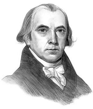 300x350 James Madison Us History For Kids - James Madison Sketch