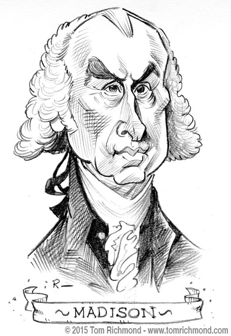 475x692 Richmond Illustration Inc. - James Madison Sketch