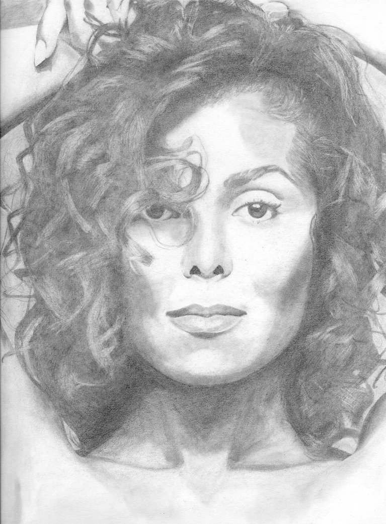 767x1041 Janet By Mickaelangelo - Janet Jackson Sketch
