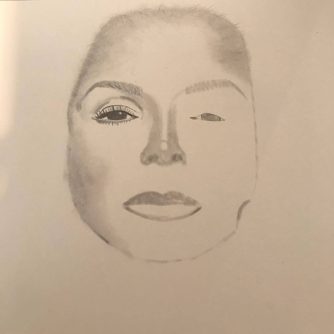 1080x1080 Janet Jackson, Drawings, Pencil Sketch, Portrait, Portraits - Janet Jackson Sketch