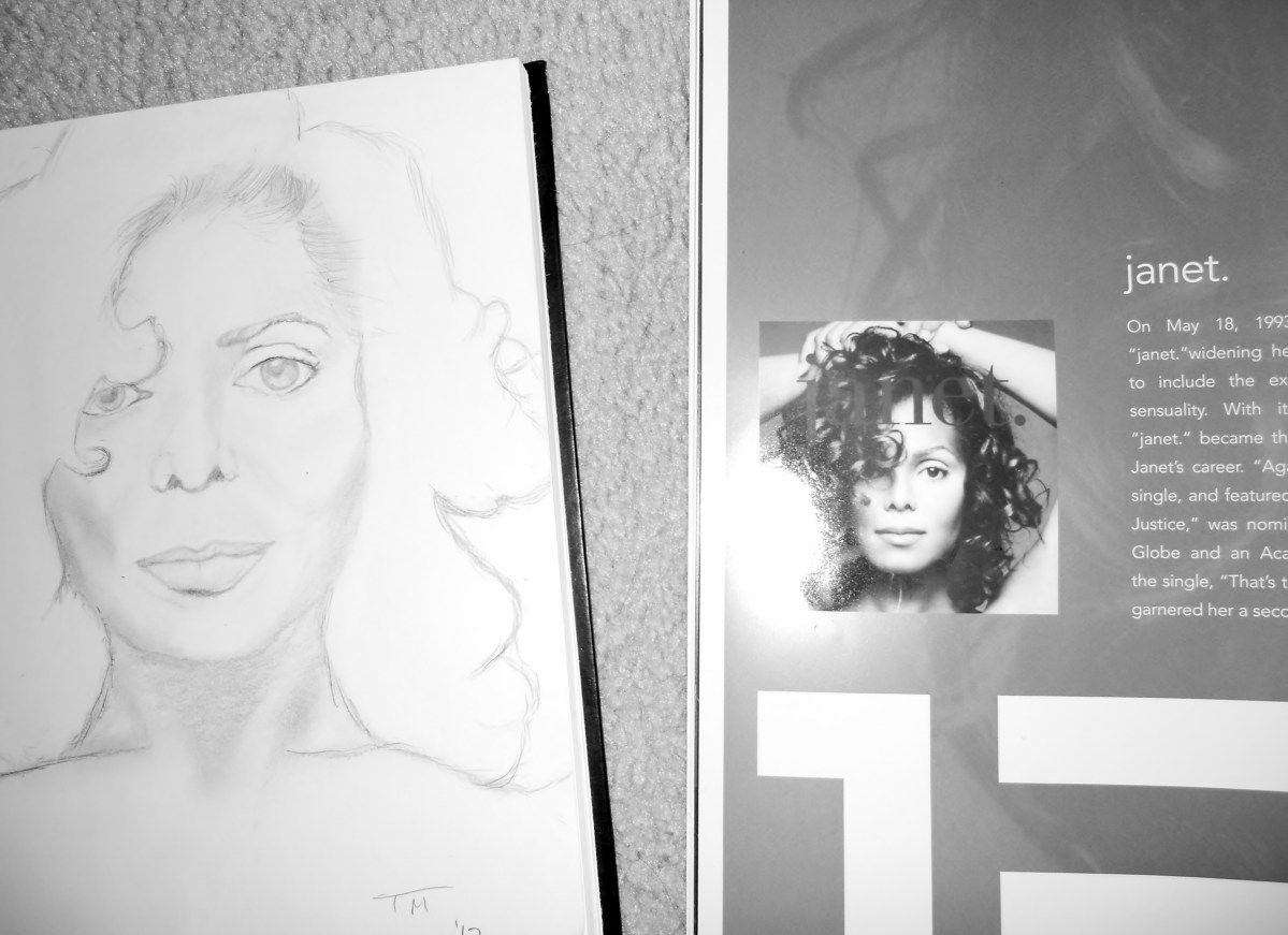 1199x871 Today Is The Perfect Day To Share A Janet Jackson Sketch, I Mean - Janet Jackson Sketch