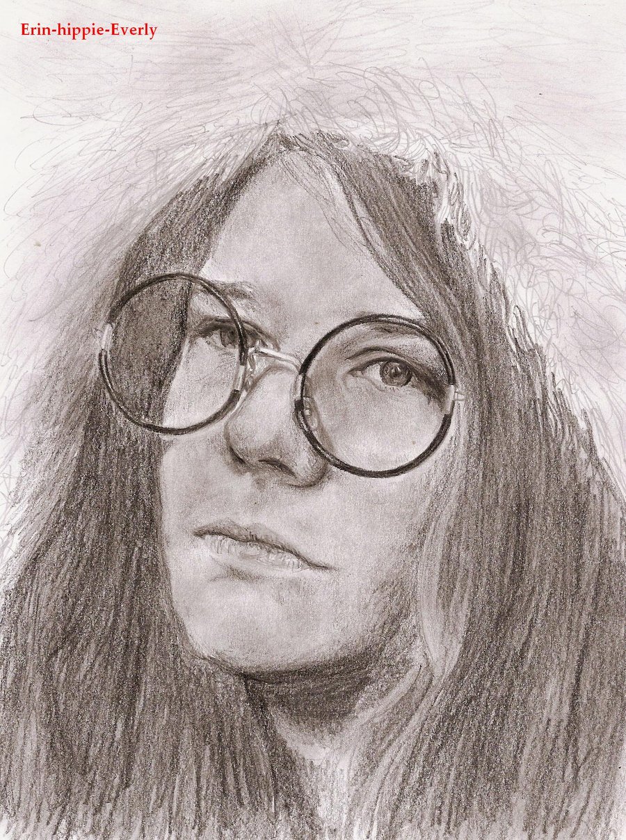 900x1208 Janis Joplin By Erin Hippie Everly - Janis Joplin Sketch