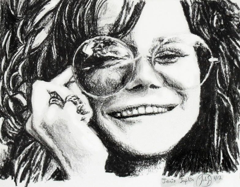 784x613 Janis Joplin Julia Schmuck - Janis Joplin Sketch