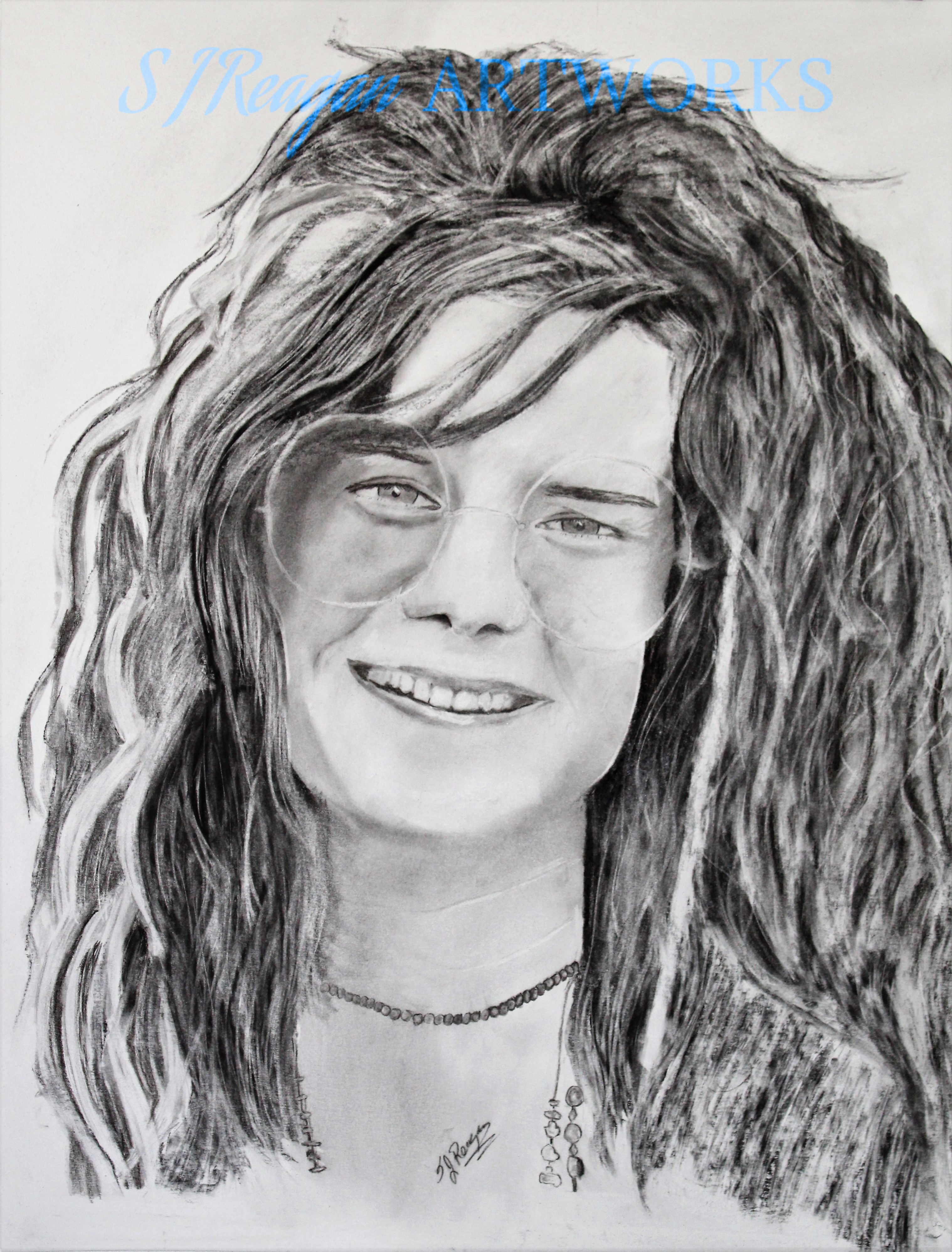 Janis Joplin Sketch at PaintingValley.com | Explore collection of Janis ...