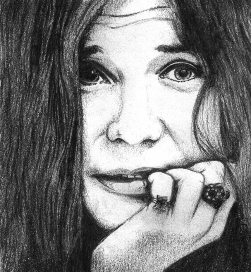 858x930 Janis Joplin 3 By Liezls - Janis Joplin Sketch