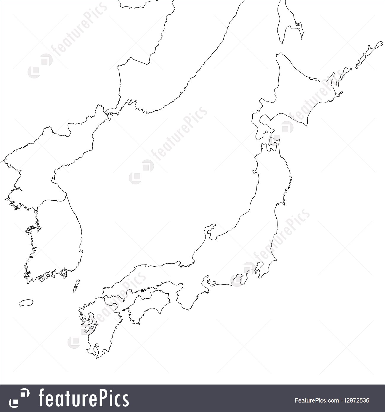 Best Images Of Printable Outline Map Of Japan Japan Map Outline Images