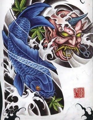 320x414 Image Result For Mauro Dominguez Tattoo Sketch Koi Fish - Japan Tattoo Sketch