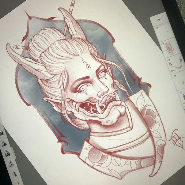 604x604 Filipinotattoostraditional Black And Grey Tattoo In 2018 - Japan Tattoo Sketch